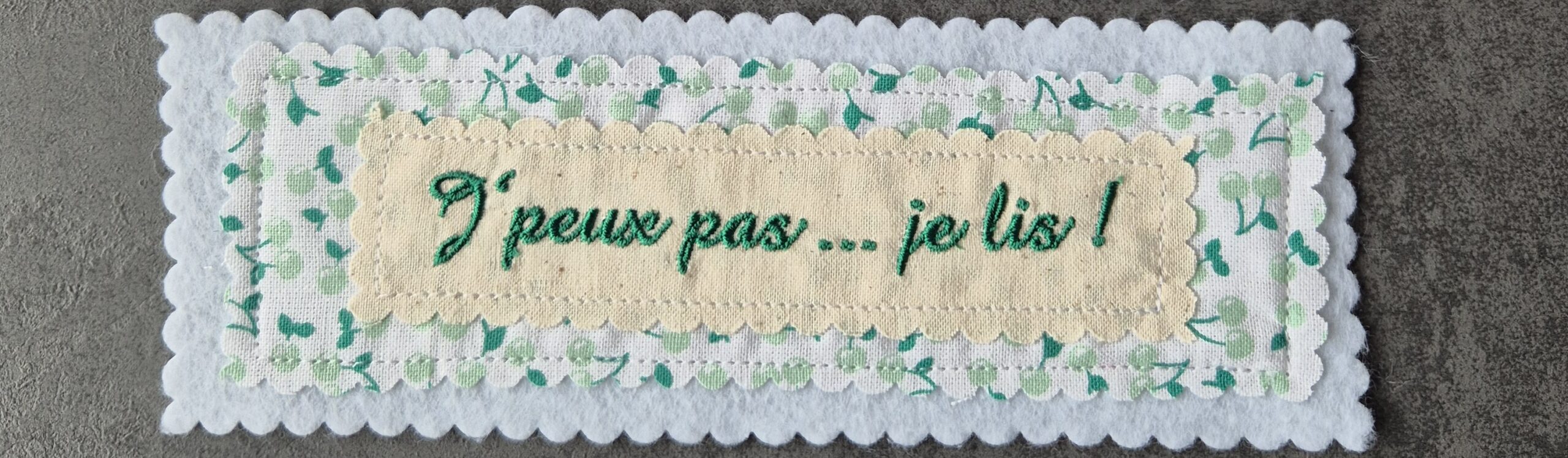 Cerise verte J'peux pas je lis