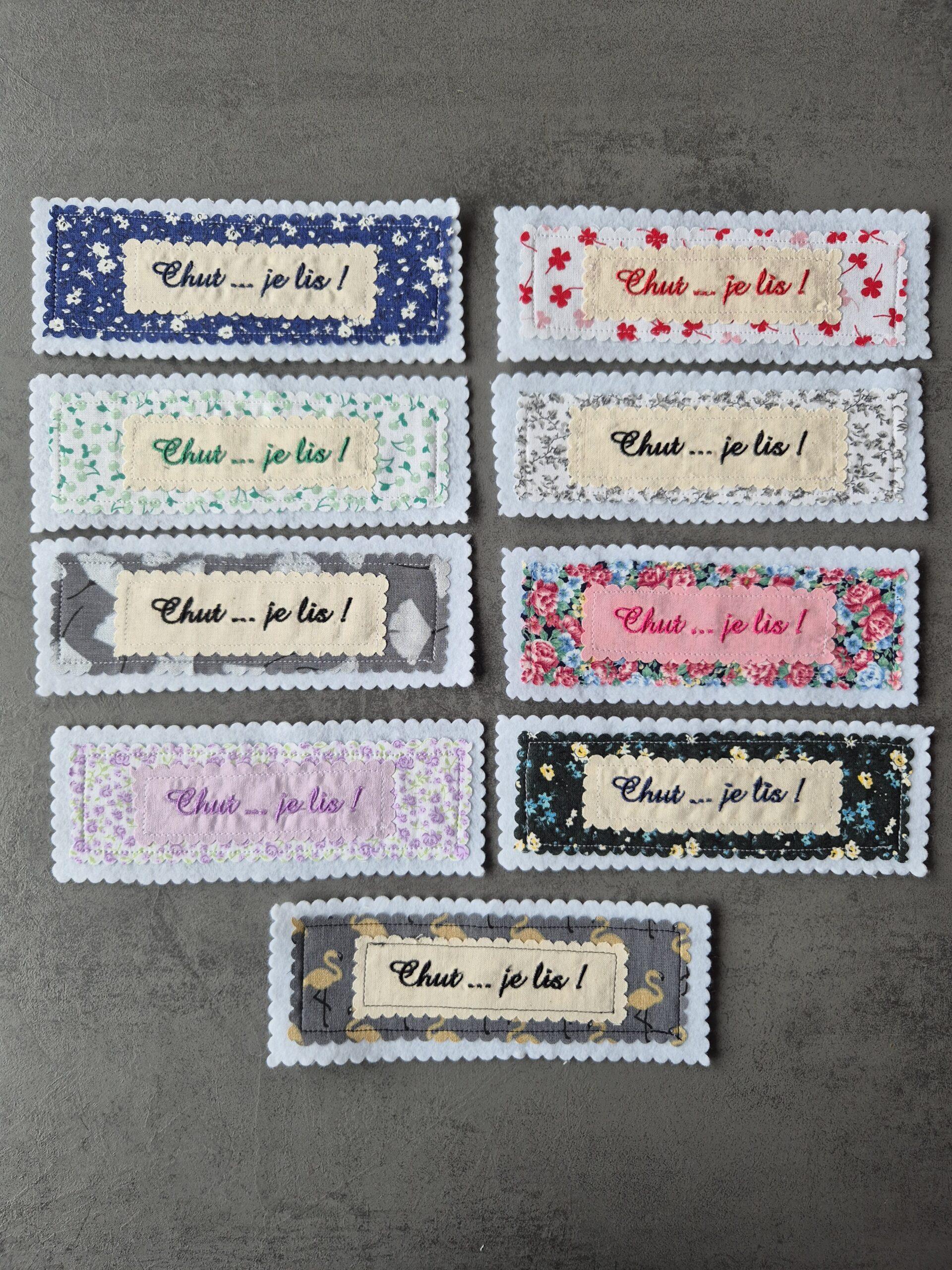 Chut je lis feutrine 1