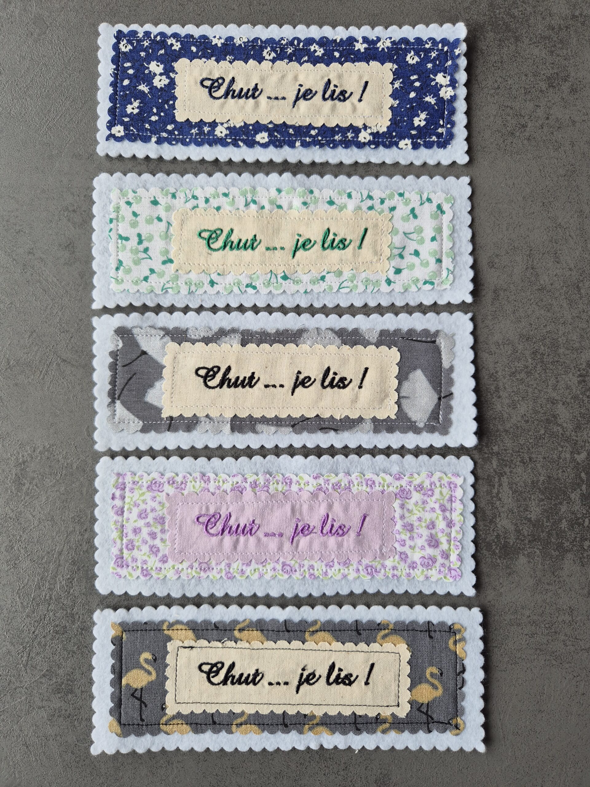 Chut je lis feutrine 2