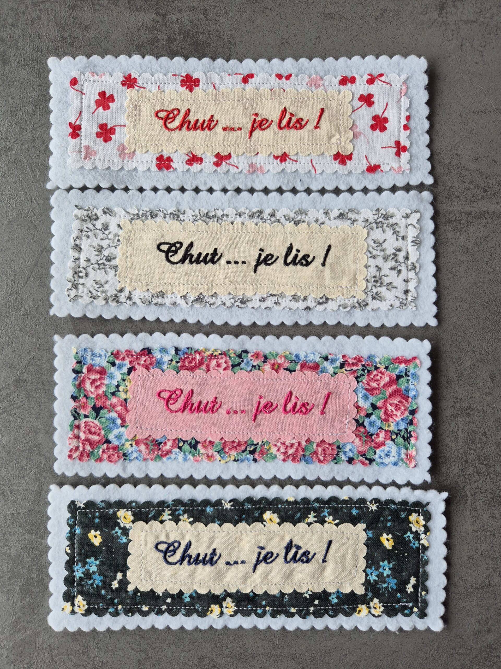 Chut je lis feutrine 3