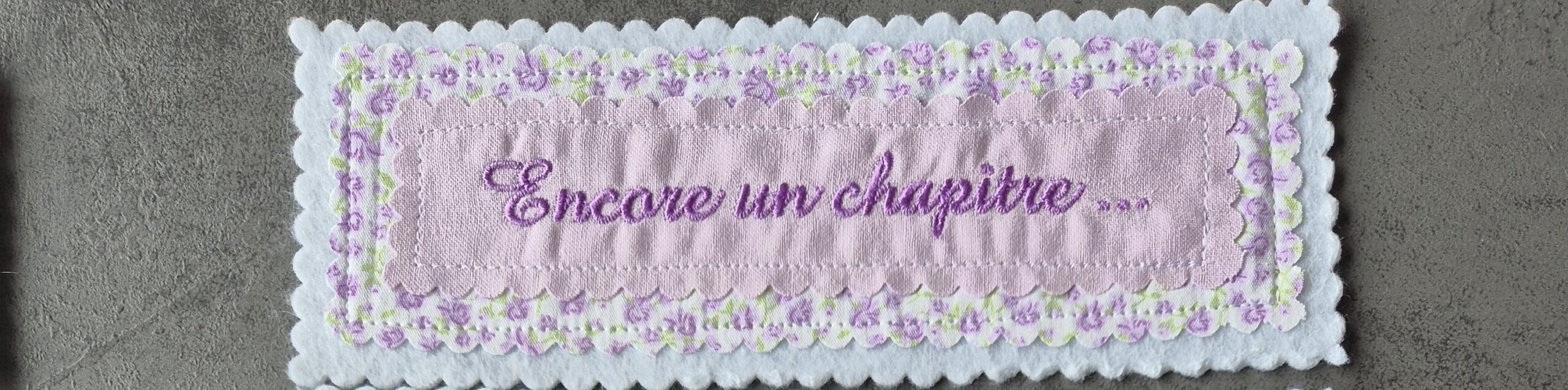 Fleuri violet Encore un chapitre