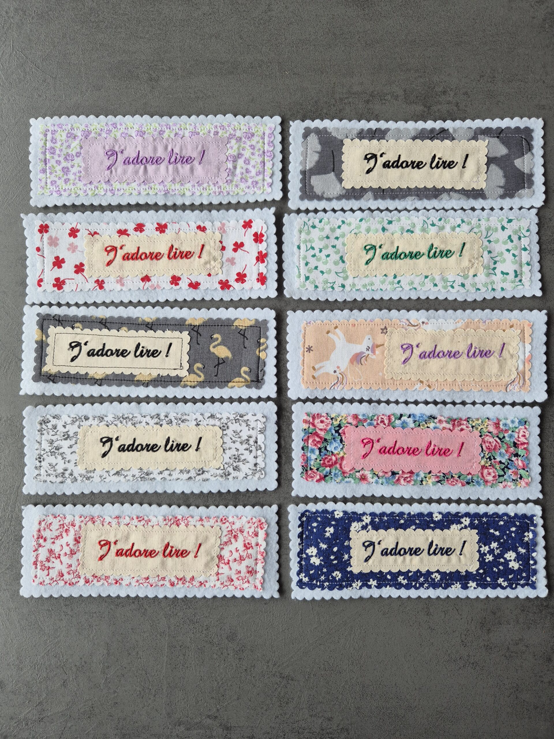 Marque-pages J'adore lire 1